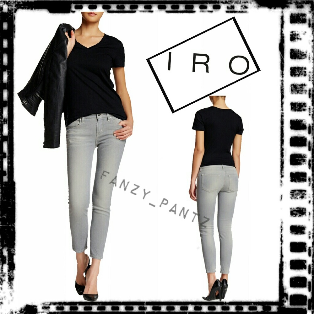 IRO Light Gray Skinny Jeans